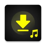 music downloader - mp3 music android application logo